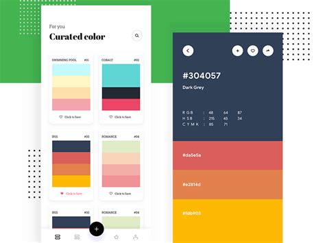 2019 - Color Palettes App Concept by Syed Haqil on Dribbble