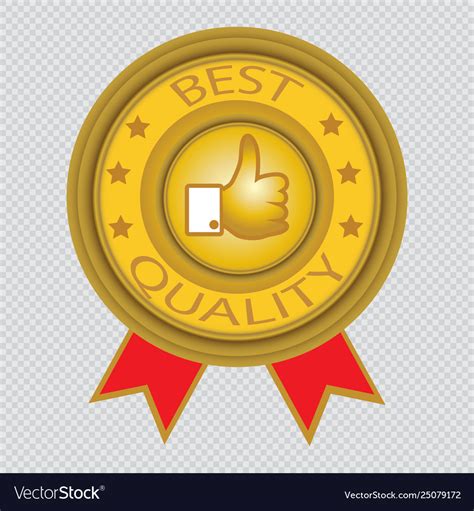 Best quality icon with transparent background Vector Image