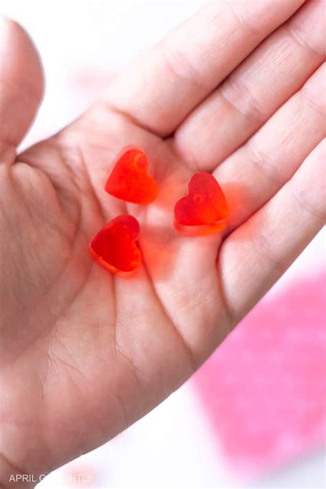 Valentine Heart Gummy Recipe - April Golightly