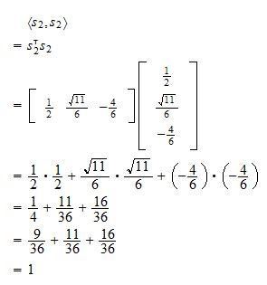 Orthonormal basis