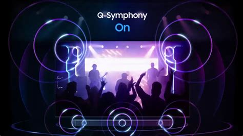 What is Q-Symphony? What effect does the sound on Samsung TVs have?