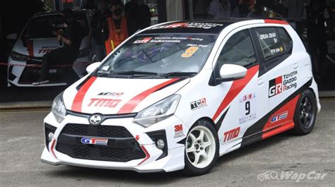 Image 5 details about Apa barang Axia modified? Ini Toyota Agya GR Sport khas untuk perlumbaan ...