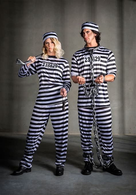 Mens Prisoner Costume - Prison Jumpsuit Costumes