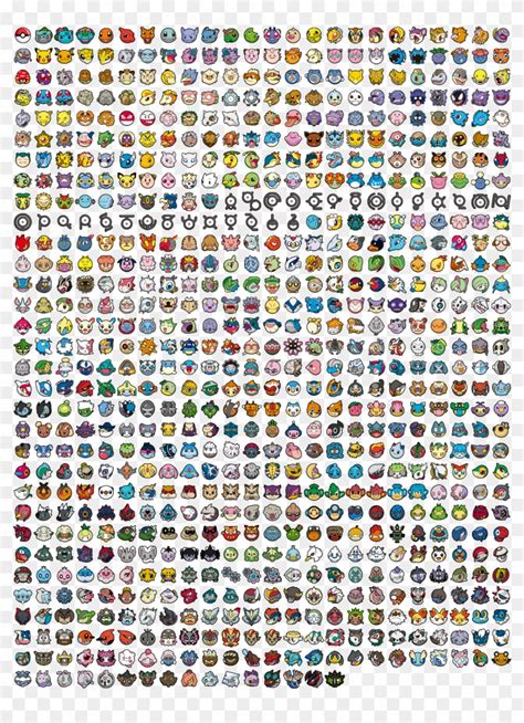 Original 151 Pokemon Sprites