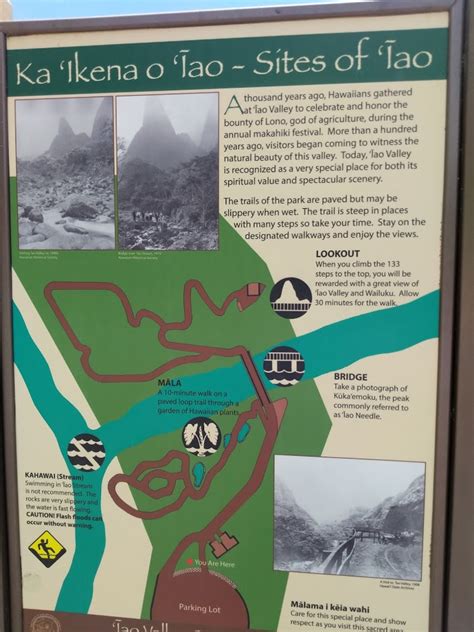 Iao Valley Trail Map | Credit Carrots