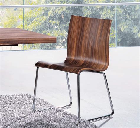 Brown Dining Chair in Natural Brown Colors and Chrome Base St. Petersburg Florida AH8827