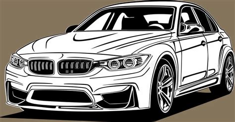 Bmw Car Silhouette Vector