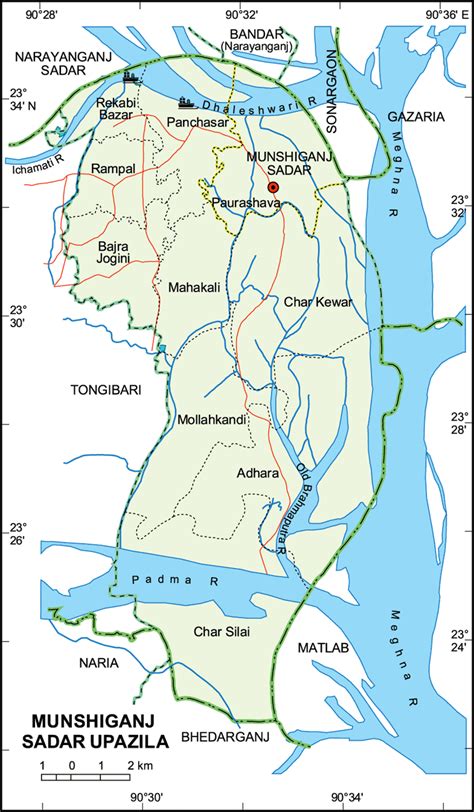 Bangladesh Map Munshiganj