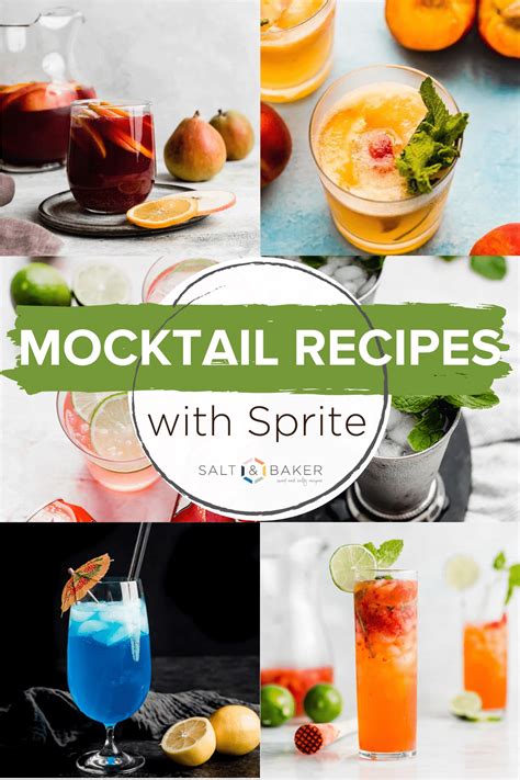 Mocktail Recipes with Sprite - Salt & Baker