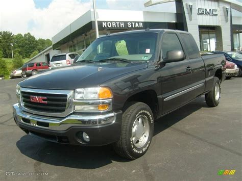 2003 Carbon Metallic GMC Sierra 1500 SLT Extended Cab 4x4 #12804919 ...