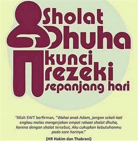 SMP MUHAMMADIYAH 1 PURBOLINGGO: KEUTAMAAN SHOLAT DHUHA