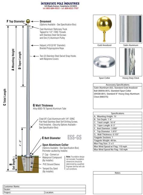 Flagpole Foundation Design - Design Talk