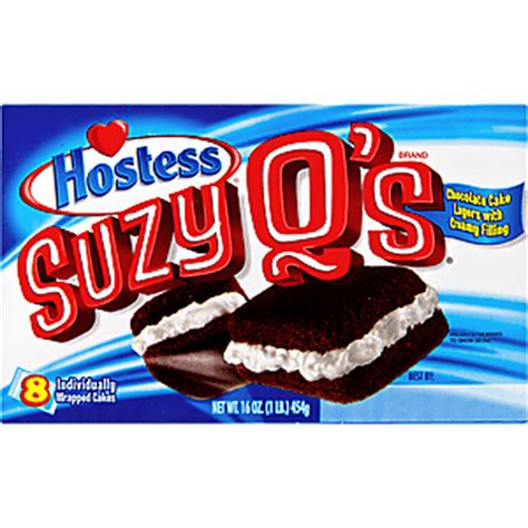 Hostess Suzy Q's Chocolate Cakes - 8 CT | Donuts, Pies & Snack Cakes ...