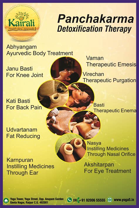 Panchakarma is a set of five therapeutic treatments administered to the patient for the complete ...