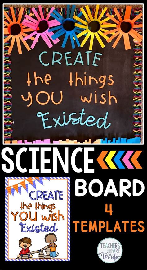 STEM & Science Bulletin Board Templates Set 3 | Science classroom decorations, Stem bulletin ...