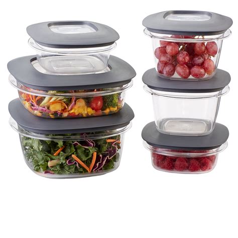 Rubbermaid + Rubbermaid Premier Easy Find Lids Food Storage Containers