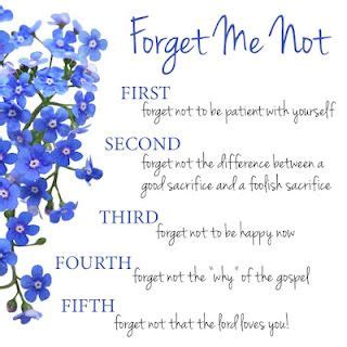 Forget Me Not Quotes - ShortQuotes.cc