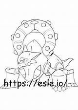 Volcanion coloring Page sketch template
