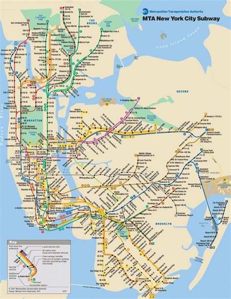 Vintage New York Subway Maps | New York City Subway Map Printable ...