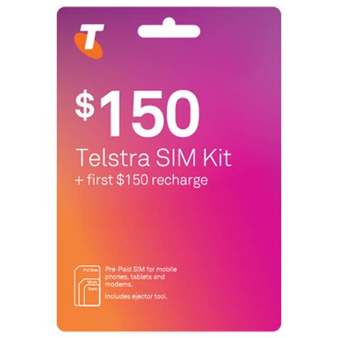 PREPAID Telstra – $150 Pre-Paid SIM Kit – Aus Transport Safety Solutions