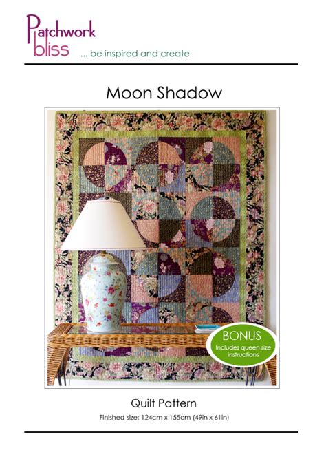 Moon Shadow Quilt Pattern - Patchwork Bliss