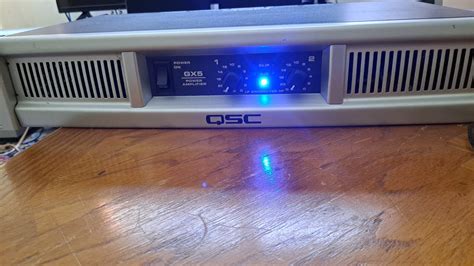 QSC GX5 500w power amp - YouTube