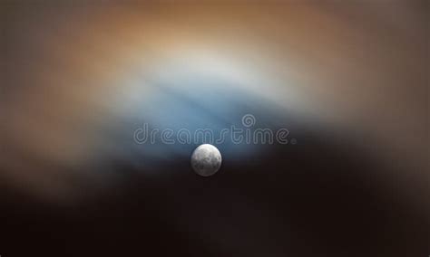 The Moon, a Wonderful Night View of the Planet Earth Satellite. Stock Image - Image of planet ...