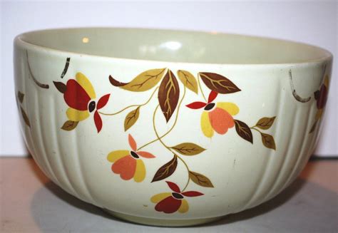 1950s Hall China AUTUMN LEAF Jewel Tea 7.50 by Ablast2thepast