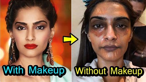 Indian Celebrity Without Makeup Before And After - Wavy Haircut