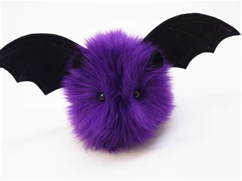 Bella the Dark Purple Bat Stuffed Animal Plush Toy – FUZZIGGLES