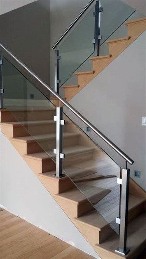 45 Luxury Glass Stairs Ideas | Home stairs design, Stair railing design ...