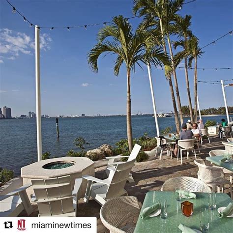 The Rusty Pelican Restaurant Boat Dock Key Biscayne