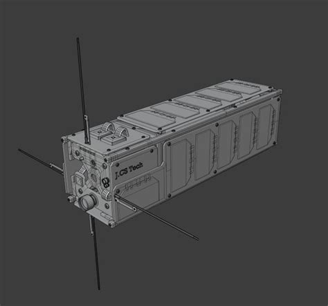 3D Cube Satellite - CubeSat model - TurboSquid 1908762