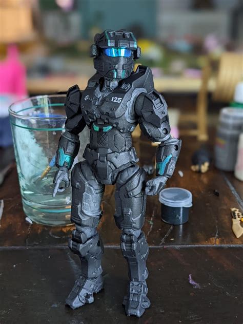 My Custom Kai-125 from the Halo Series. : r/HaloActionFigures