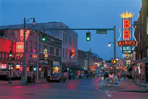 Beale Street is a street in Downtown Memphis, Tennessee | Jake Rajs Image Archive