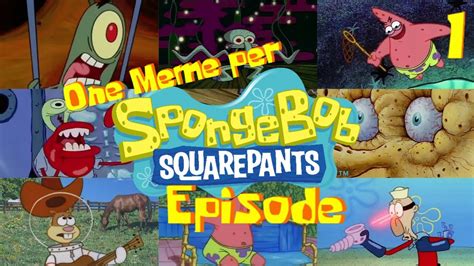 One Moment from Every Episode of SpongeBob Squarepants (SEASON 1) - YouTube