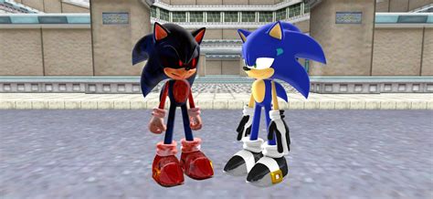 [MMD] Exeti meets darklead sonic by Mashathesaiyan on DeviantArt