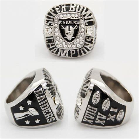 NFL Oakland Raiders Supercup Champion Rings | Mens rings fashion, Rings ...