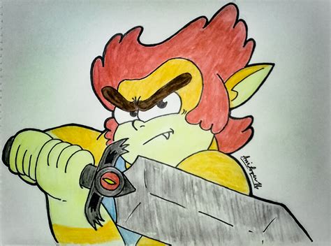 Lion-O (Thundercats Roar) - Traditional Version by AniLover16 on Newgrounds