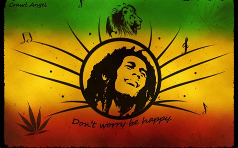 Bob Marley Don T Worry Be Happy HD wallpaper