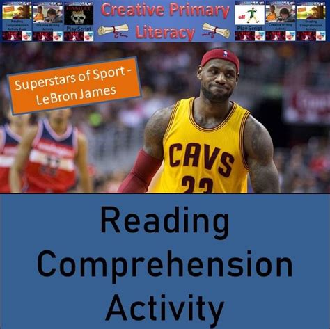 LeBron James Reading Comprehension Activity from Creative Primary Literacy | Reading ...