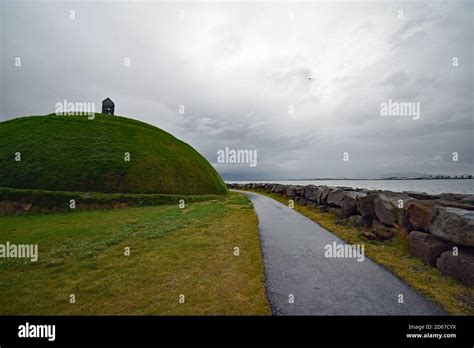 Thufa (Þúfa) by Ólöf Nordal is an art installation at the entrance to ...