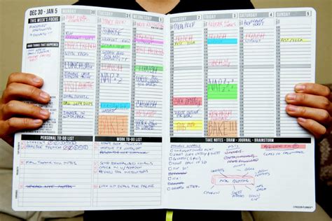 Time Management Tools: Weekly Planners - Core77