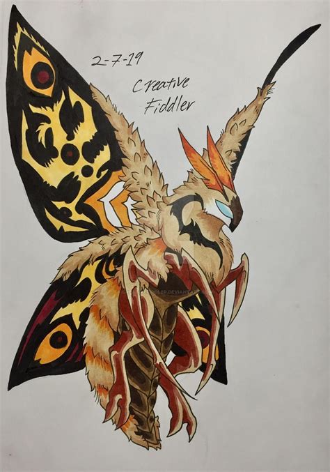 Mothra by CreativeFiddler on DeviantArt | Godzilla comics, Kaiju art, Kaiju monsters