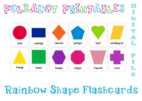 6 Best Images of Black And White Shape Flash Cards Printable For Preschoolers - Free Printable ...