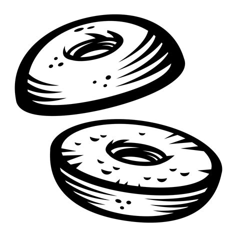 Bagel vector icon 553793 Vector Art at Vecteezy