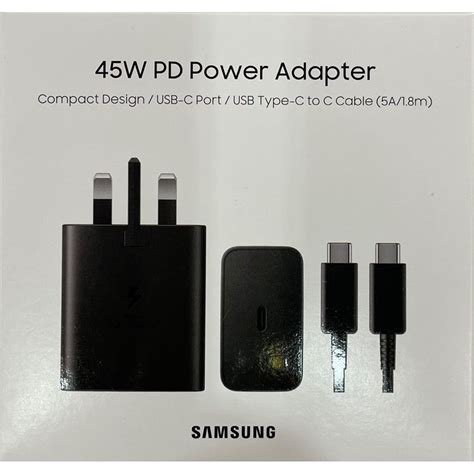 Samsung 45W Charger (With USB C to C Cable)(6 Months Local Warranty) | Shopee Singapore