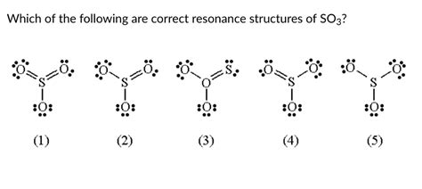 Solved Which of the following are correct resonance | Chegg.com