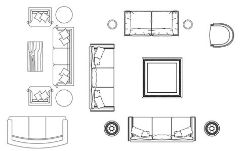 22+ AutoCAD Furniture 2d , Motif Masa Kini!