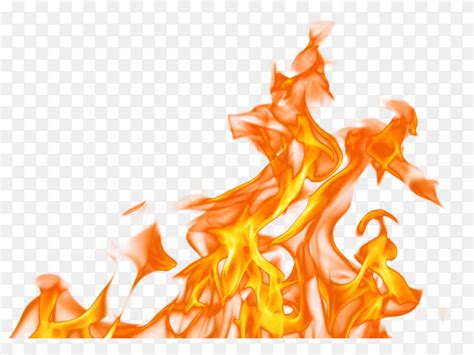 Realistic burning fire flames on transparent background PNG - Similar PNG